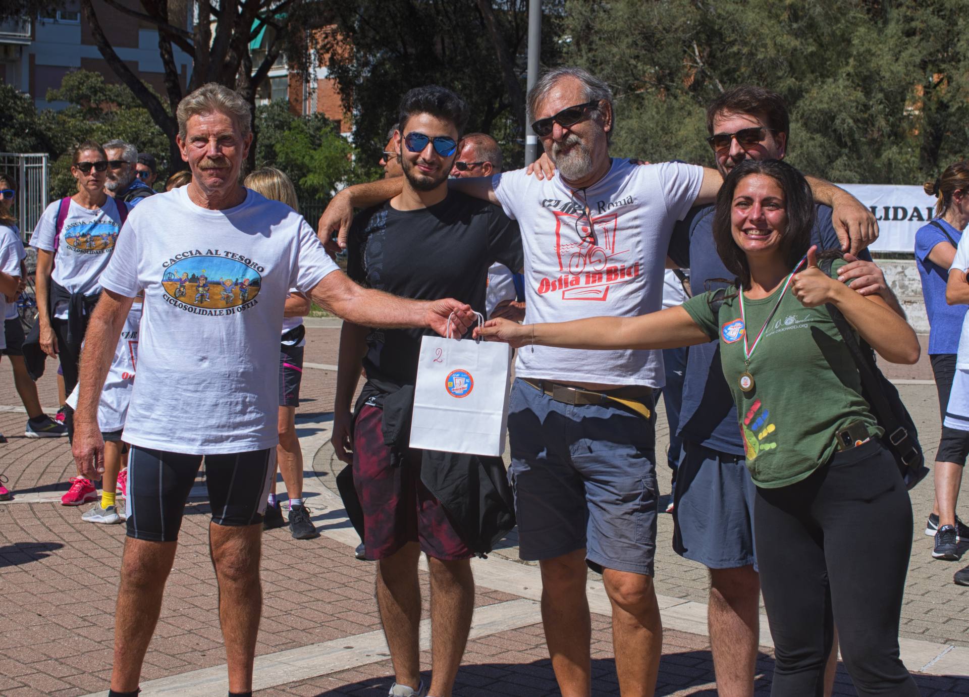 Sesta edizione della Caccia al tesoro Ciclosolidale di Ostia in Bici